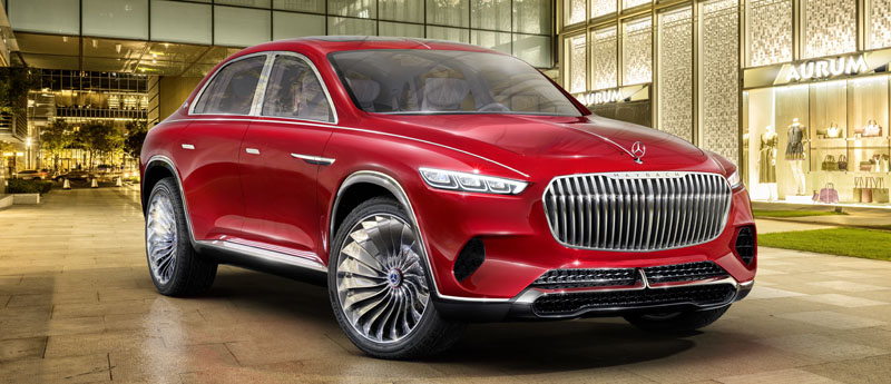Mercedes Maybach Vision Ultimate Luxury Electric SUV Concept 2018